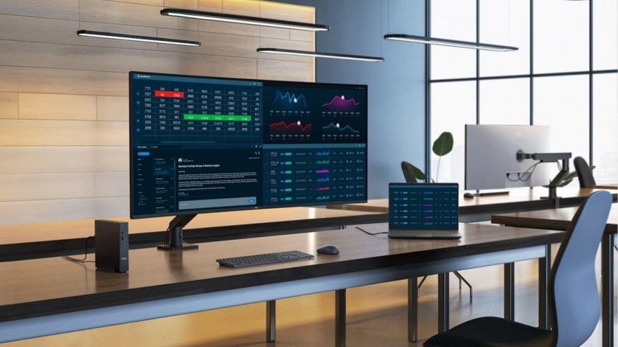 Málo místa na práci? Dell ukázal obří 52″ monitor s 6K rozlišením