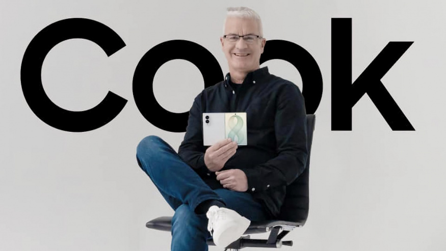 Tim Cook začal používat Samsung Galaxy Z Fold 8. Akorát jiný, než si myslíte